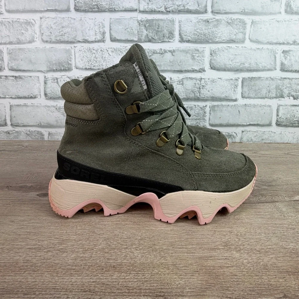 Sorel Kinetic Conquest Waterproof Suede Boots 6.5